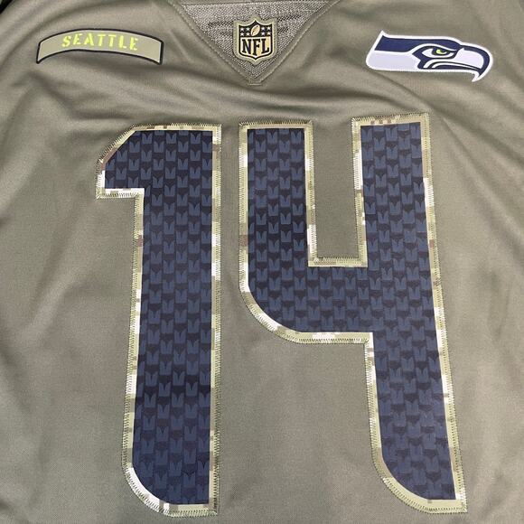 DK Metcalf Seattle Seahawks Nike Vapor Limited Salute to Service Jersey - Picture 3 of 8